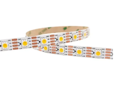 เอฟเฟกต์แอดเดรสแอดเดรสแถบ LED สีขาว 5050 ในตัว WS2815 IC