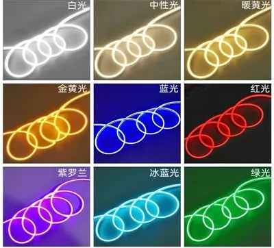 ไฟเชือก LED แคบพิเศษ- มินินีออน 4*8 มม. DC12V/24V